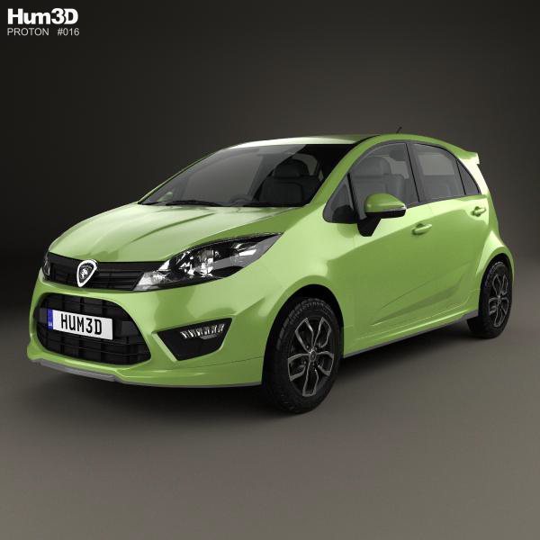 Proton Iriz 2014 3D Model