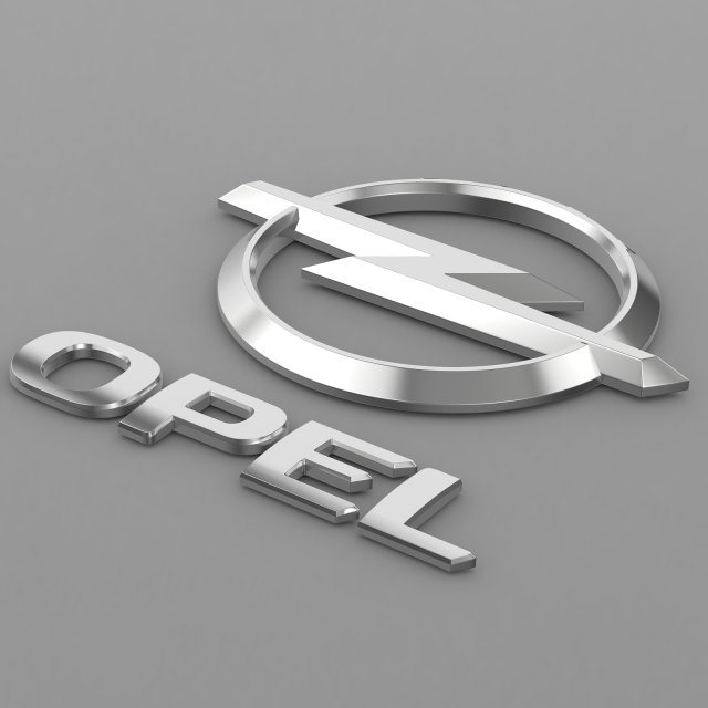 Opel logo 3D Model