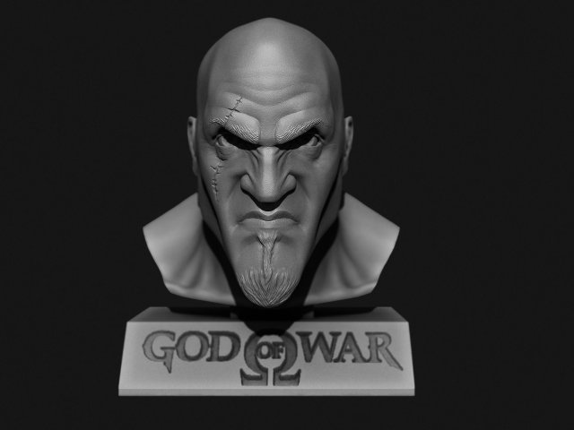 God of war 3d model By Mehdi EL Kahlaoui 3D Model