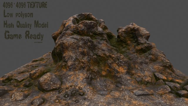 Rock 3D Model