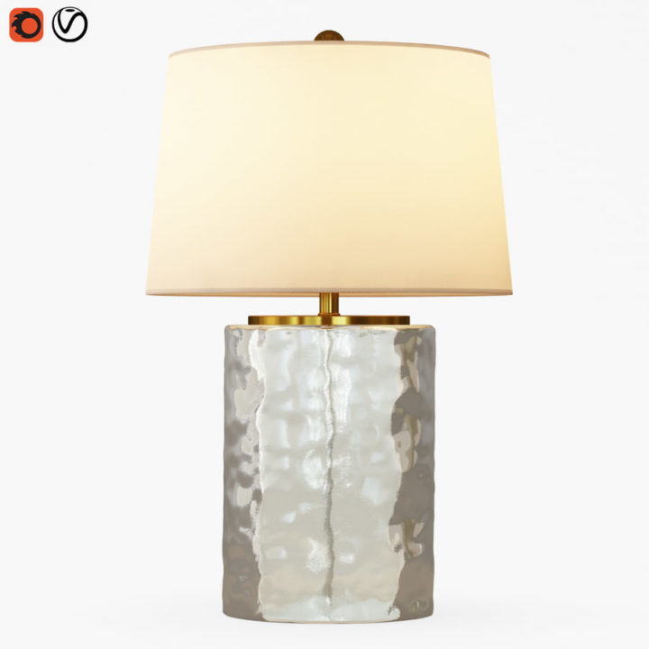 Currey company table lamp 3D 3D Model