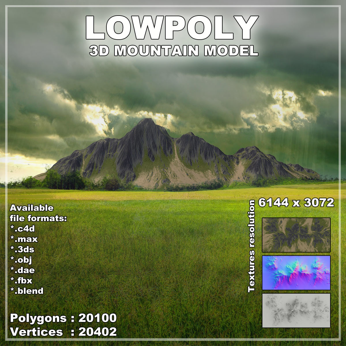 Mountain MT041 3D Model