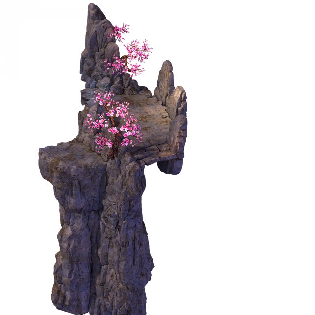 Peach Blossom Island – Surface 02 3D Model