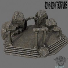 Temple 3D Model