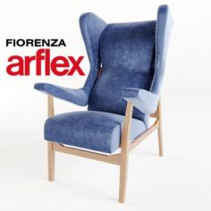 Arflex – Fiorenza Armchair 3D Model