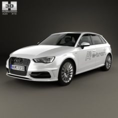 Audi A3 Sportback e-tron 2013 3D Model