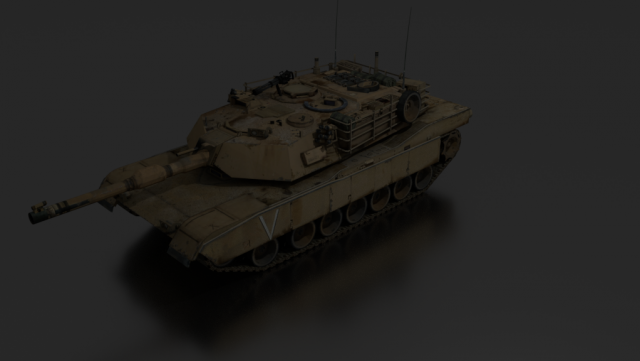 Free Tank Abrams Free 3D Model