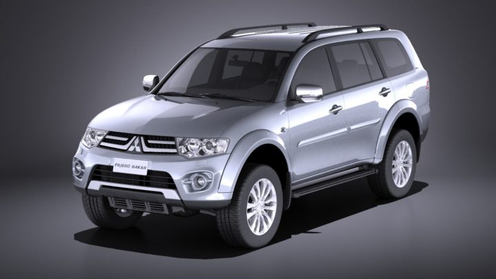 Mitsubishi Pajero Dakar 2015 VRAY 3D Model