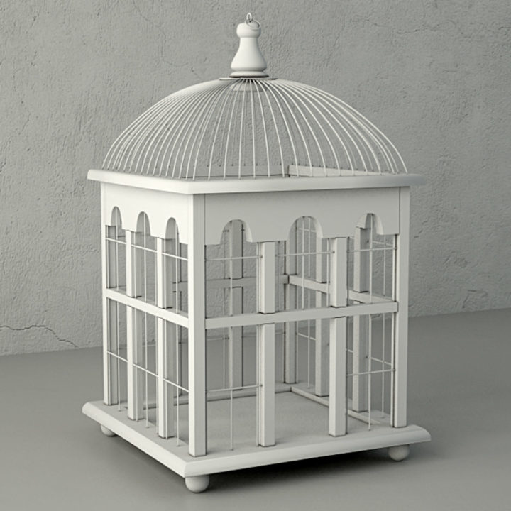 Molly Decorative Cage / ZARA HOME 3D Model