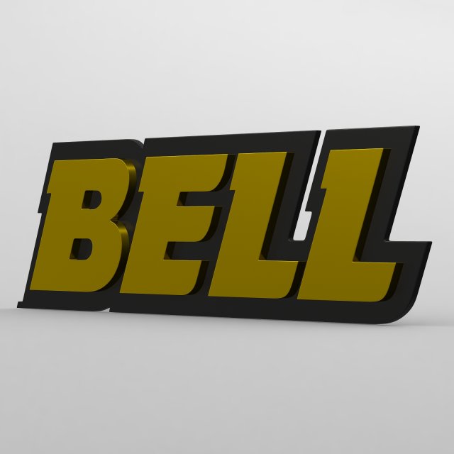 Bell logo 3D Model
