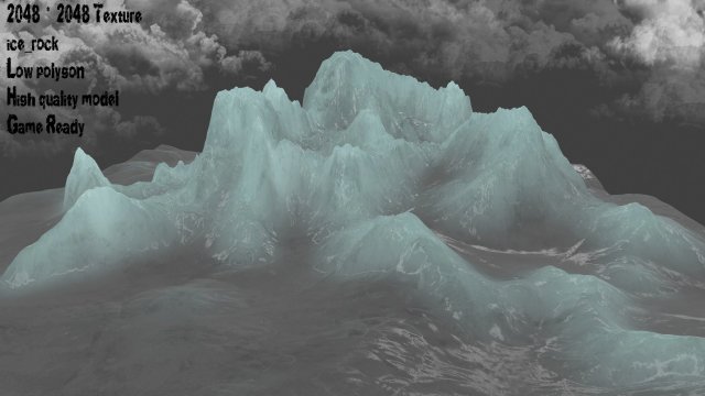 Iceberg 3D Model