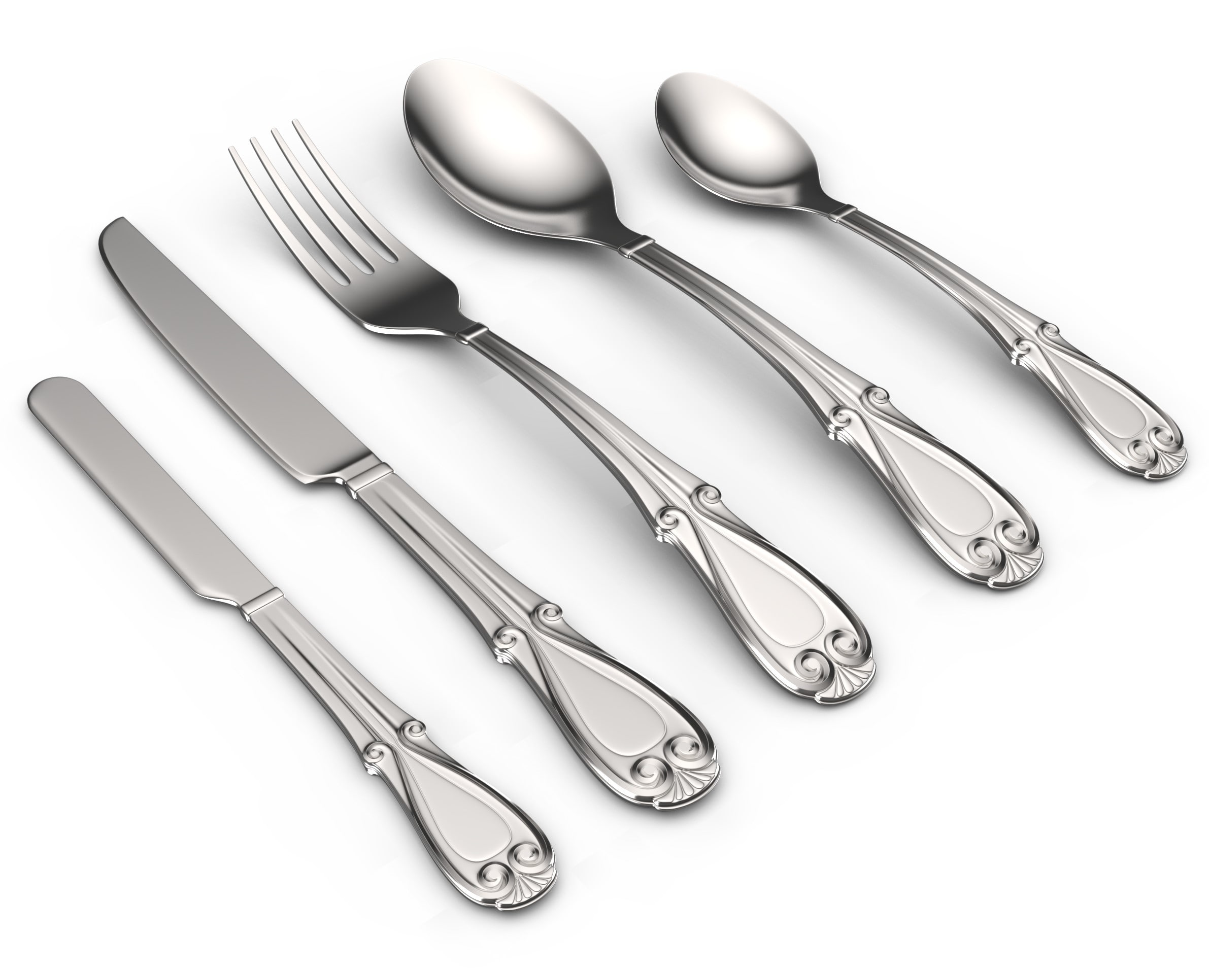 FLATWARE SET 3D Model