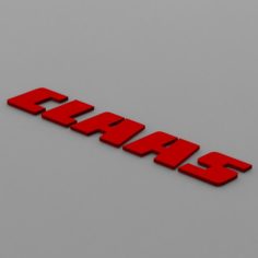 Claas logo 3D Model