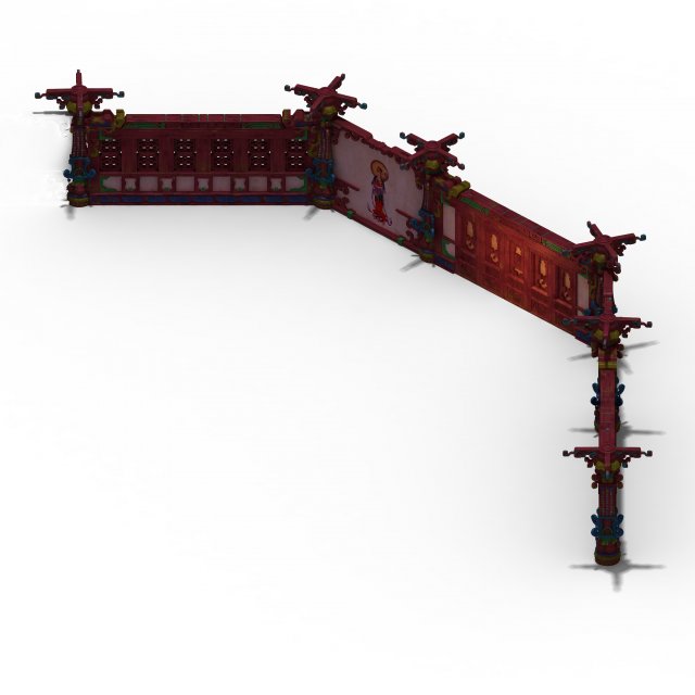 Lei Fengta – the third floor wall 3D Model