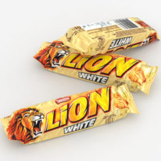 Nestle Lion White Bar 42g 3D Model