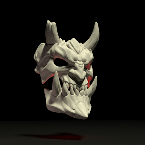 Demon Mask 3D Print Model