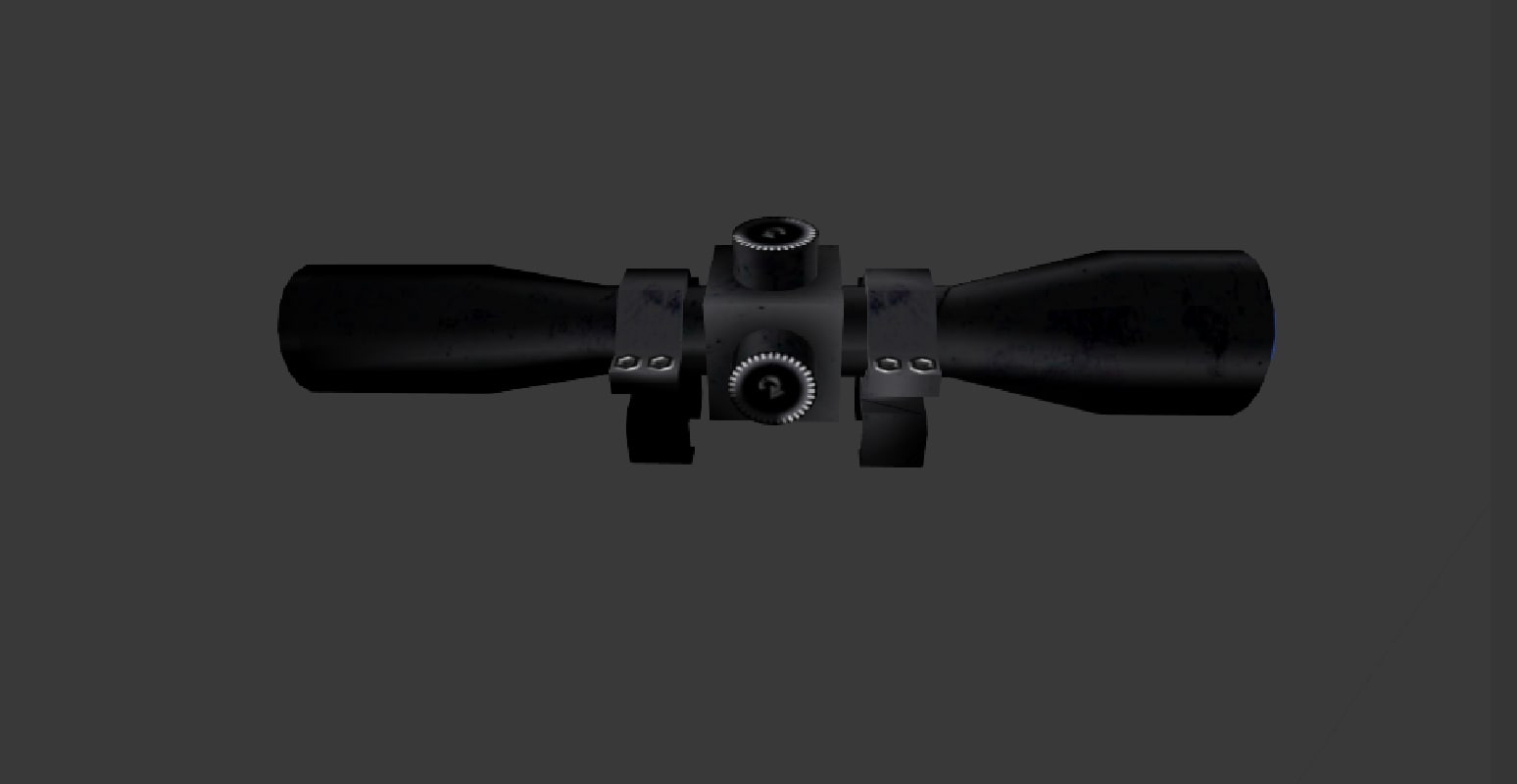 Hunting Scope 3D Model