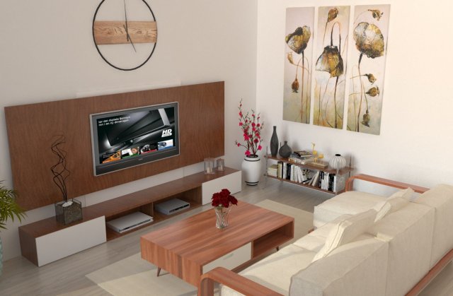 Livingroom 3D Model