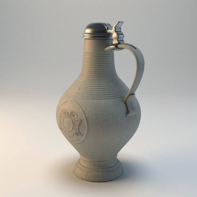 Ceramic jug from still life 3D Model