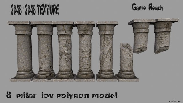 Pillar 3D Model