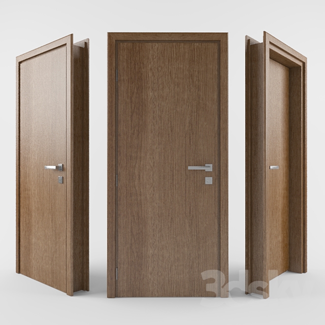 3d door wood Wooden 3D Model  3DHunt.co Free Door