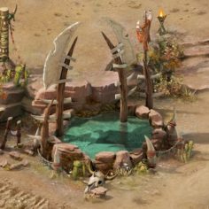 Forget the land – the pool 3D Model