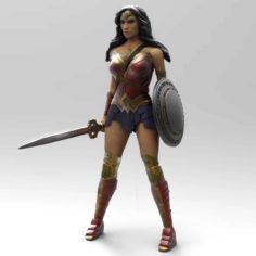 3D Wonder Woman 3D Model