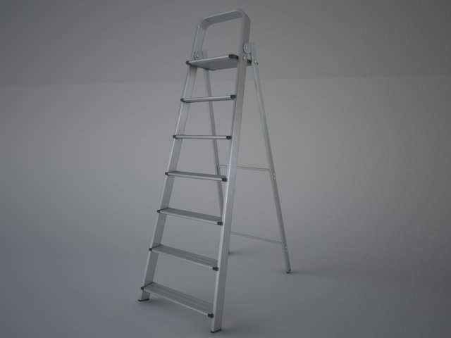 Step Ladder 3D Model