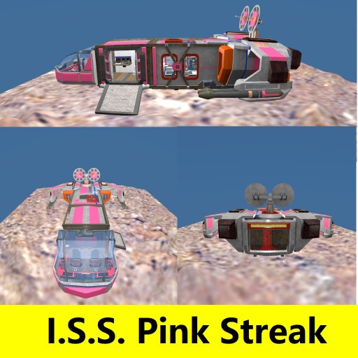 Pink Streak						 Free 3D Model