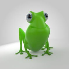 3D Frog 3D Model