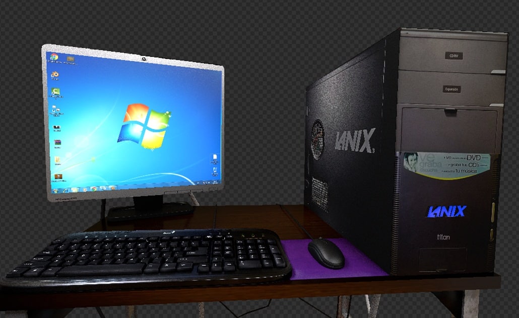 computer 3D Model