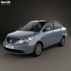 Tata Manza 2010 3D Model