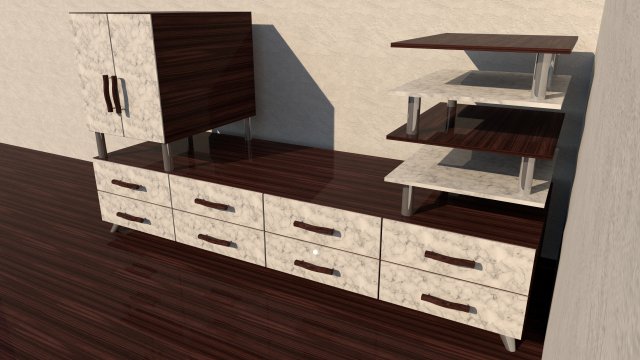 TV stand 3D Model