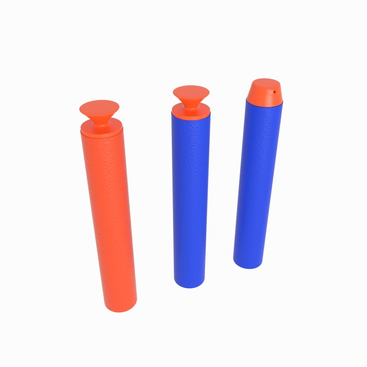 Nerf Gun Bullets 3D Model