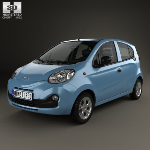 Chery QQ 2013 3D Model