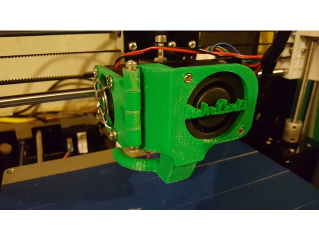 Anet A8 Remix of Extruder Fan Mod V2 by hadoko 3D Print Model