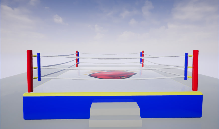 Boxing Ring 3D 3D Model