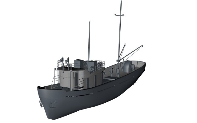 Boat Free 3D Model