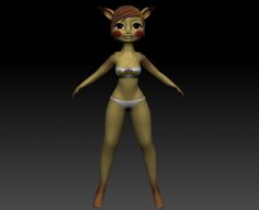 Pikachu-girl 3D Model
