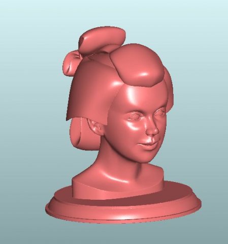 Japanese Geisha 3D Model