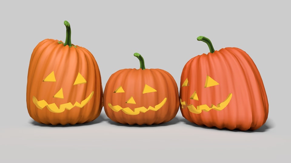 3D Pumpkin 3D Model