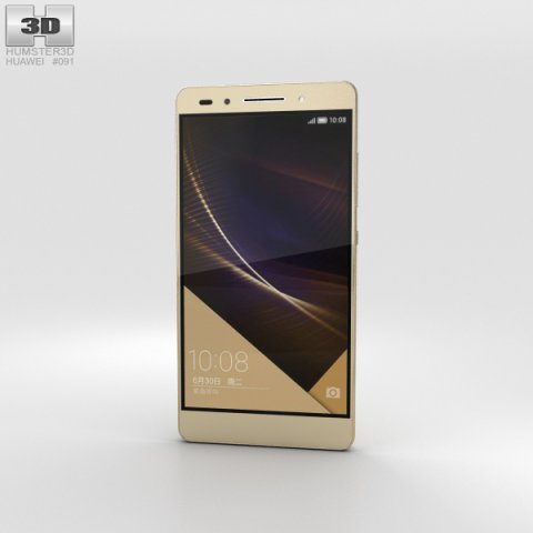 Huawei Honor 7 Gold 3D Model
