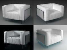 Crystal armchair model 3D Model