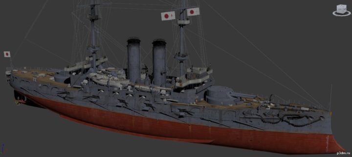 Mikasa 1905 3D Model