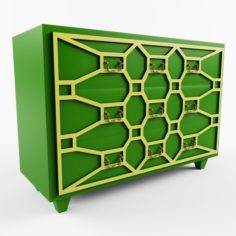 Commode Emerald 3D model 3D Model