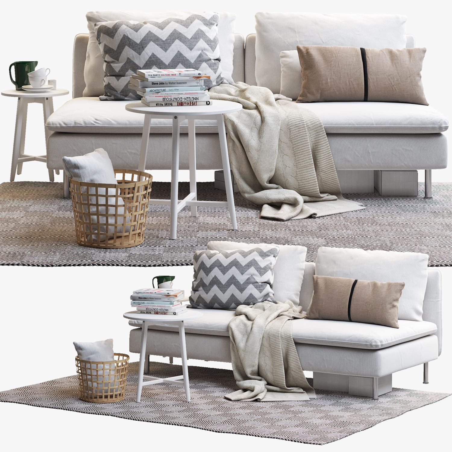 IKEA SODERHAMN Two-seat sofa 3D Model