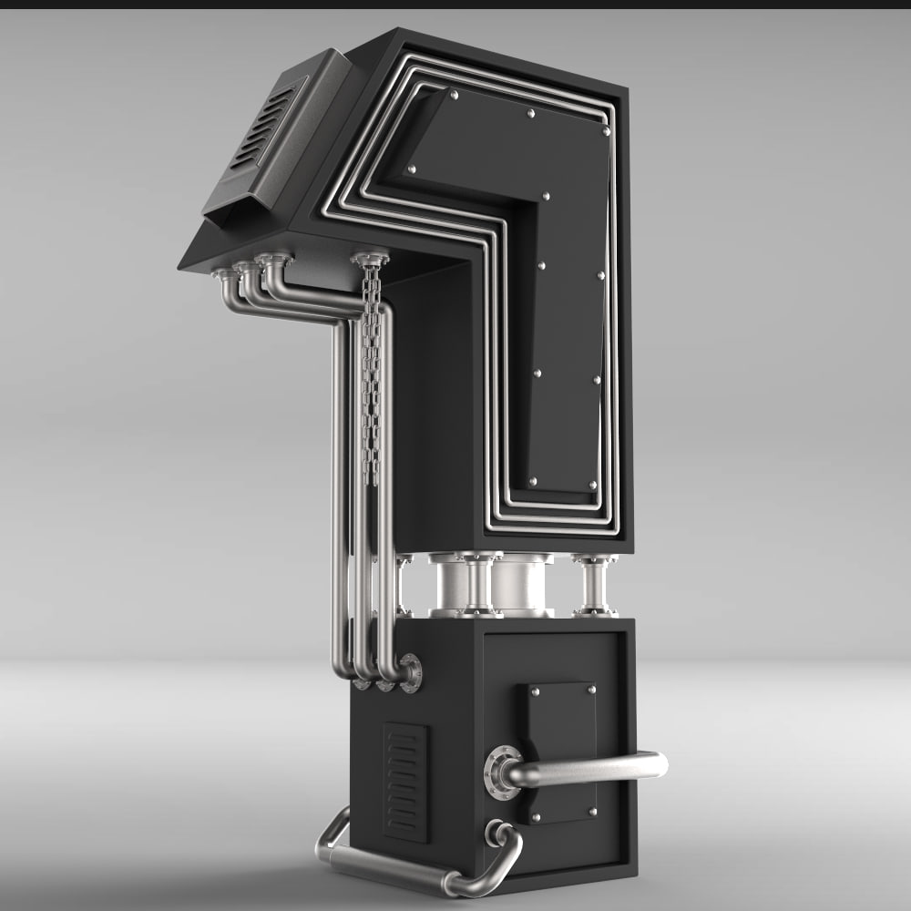 3D Typography 3D model Free 3D Model