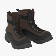 Winter boots 3D Model