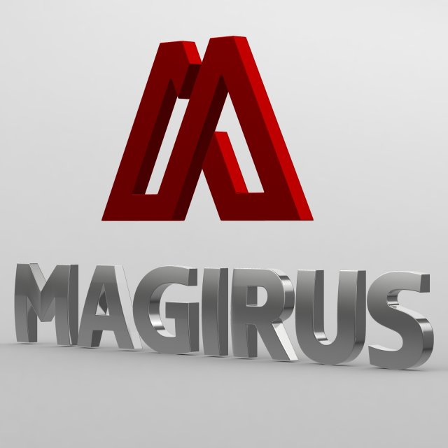 Magirus logo 3D Model