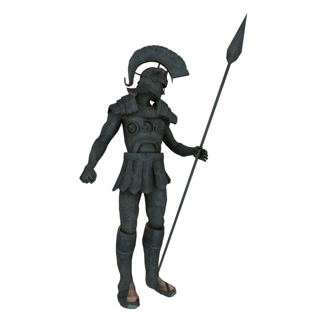 Roman Hero – Statue of Soldier 3D Model